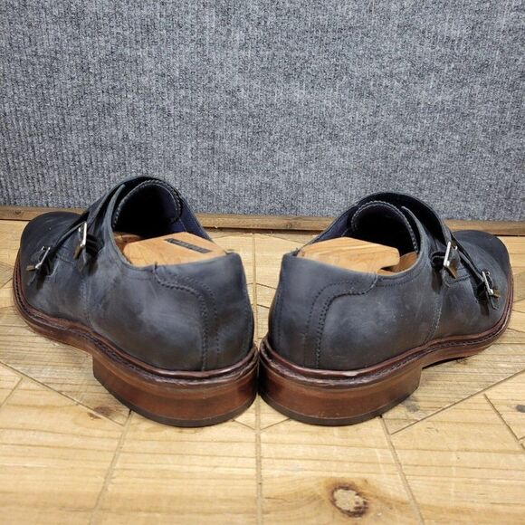 Cole Haan Benton Double Monk II Mens Size 11.5 Leather Shoes Black C25398 - Picture 6 of 10